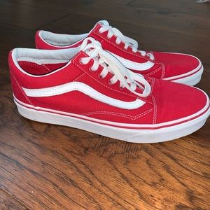 Old Skool Lowtop Red Vans